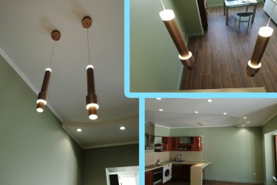 Designer three room flat renovation, 3