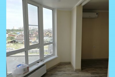 Two room flat with loggias, 3